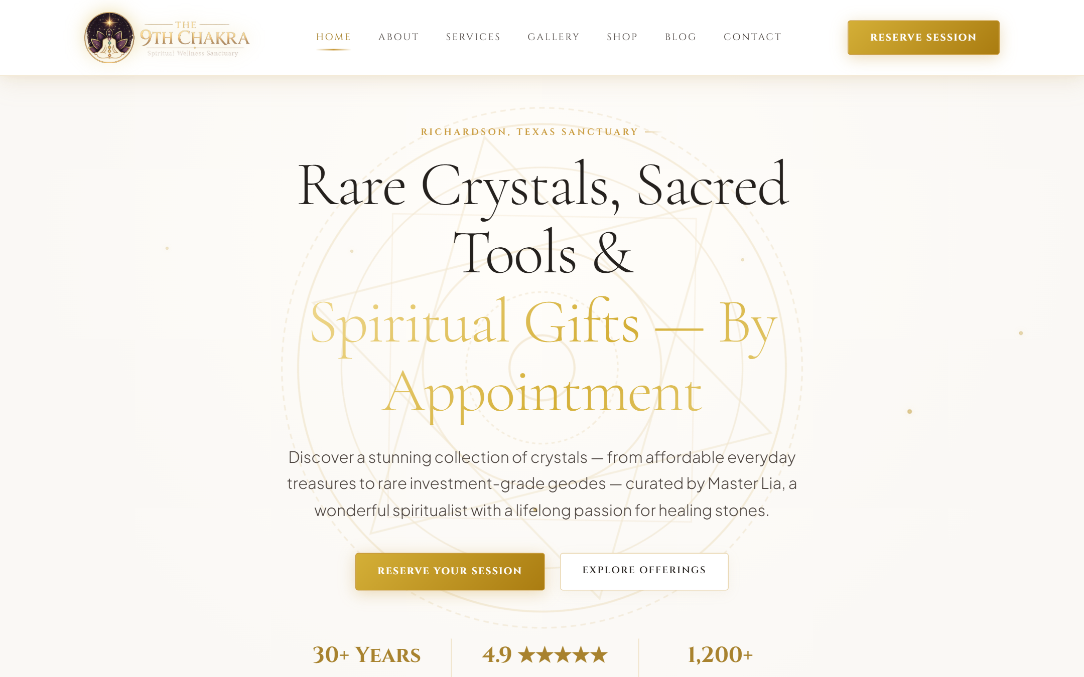 9th Chakra - Commercial Web Design by K.V.S. Manikanta (homepage Preview)